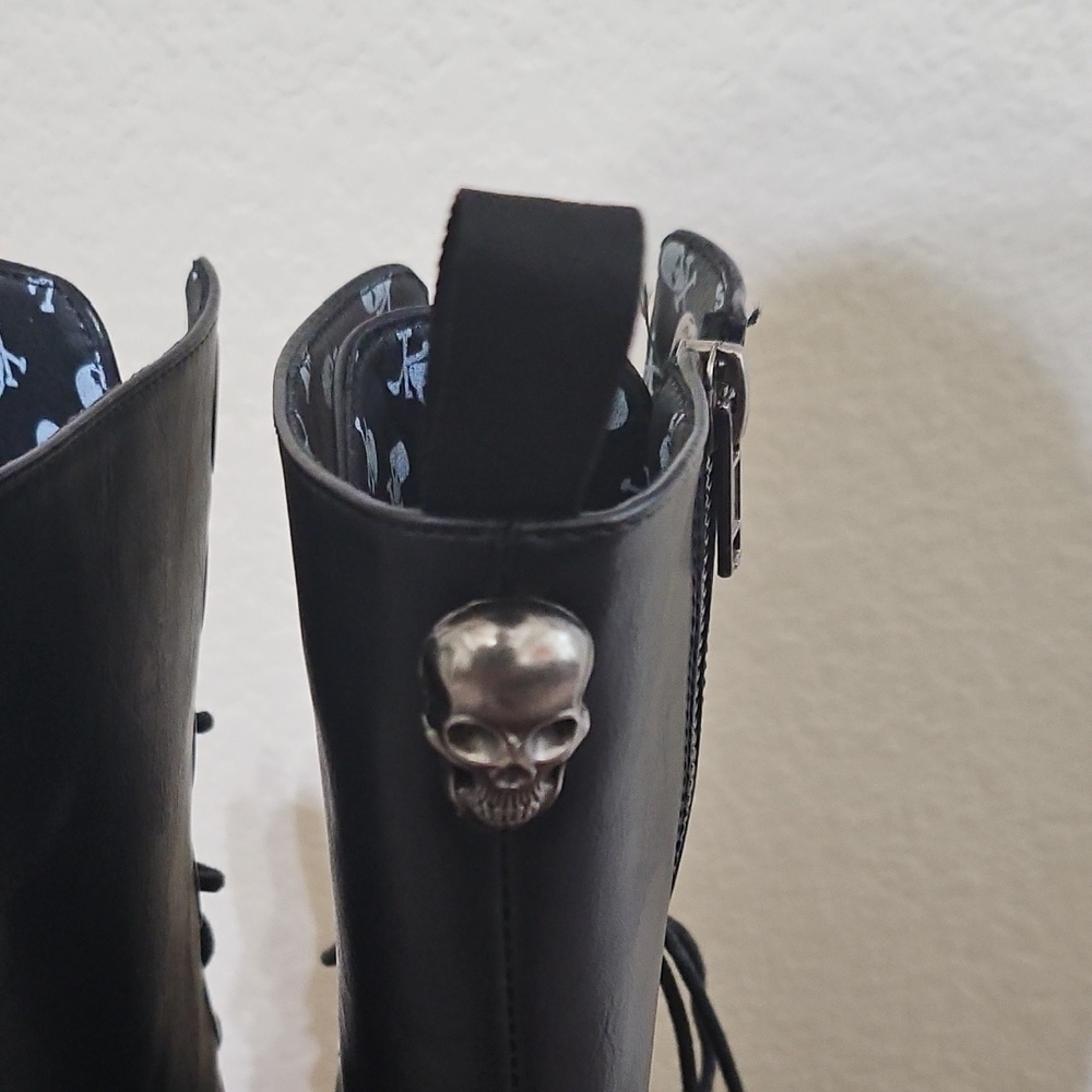 Lamoda No Time Platform Boots Sz 7 - Picture 3 of 6